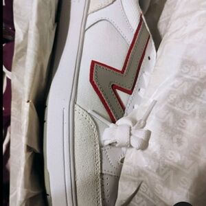 Vans White and Red Women's Sneakers